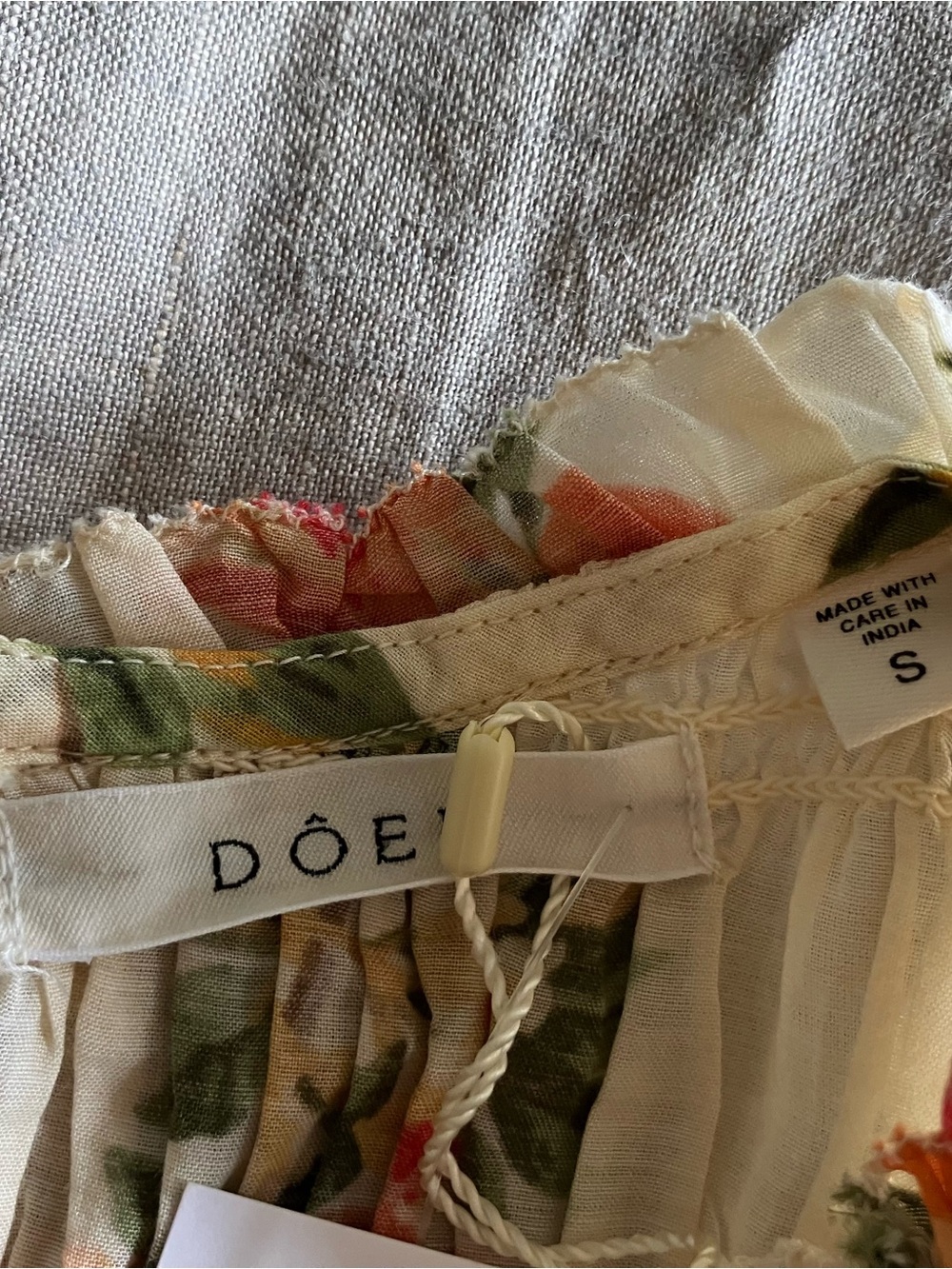 Dôen Martha Dress in Orangerie Floral - Size Small - Picture 10 of 13